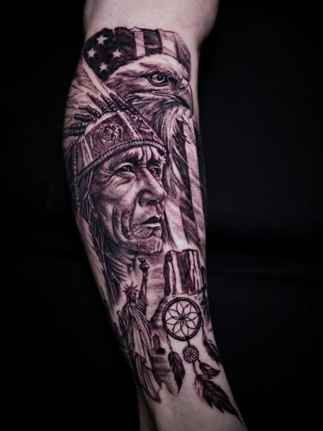 Tattoo by @kevinavila_tattoos — realism, black_and_grey