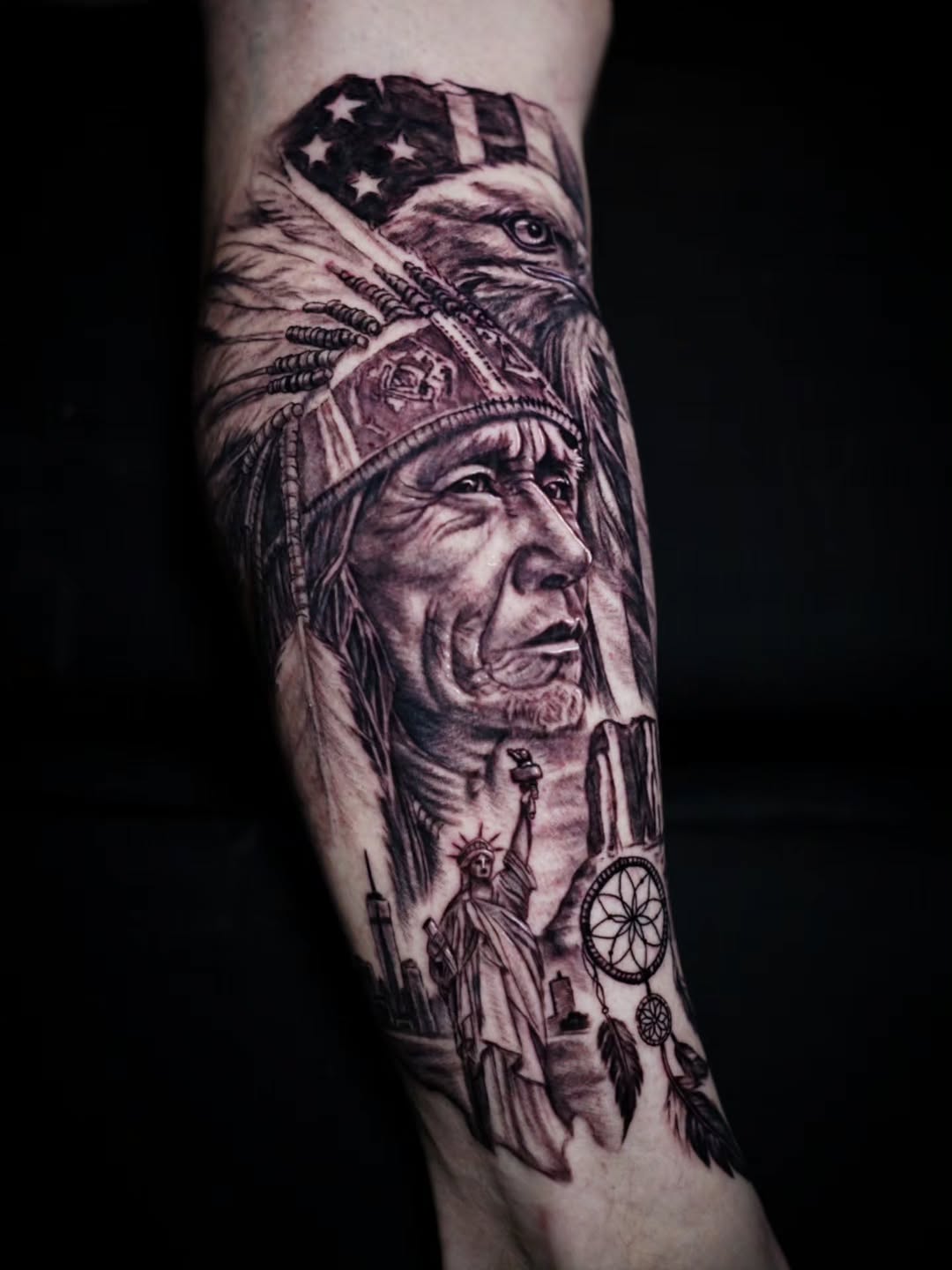 Tattoo by @kevinavila_tattoos — realism, black_and_grey