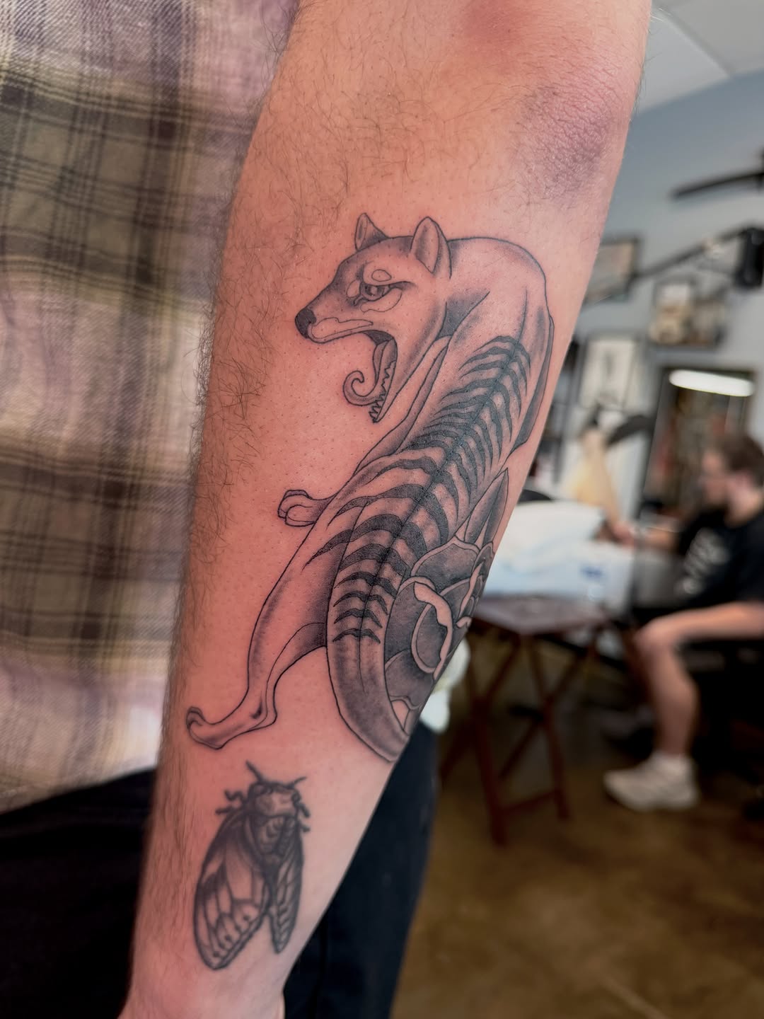 Tattoo by @bambee.tattoos — black_and_grey, realism