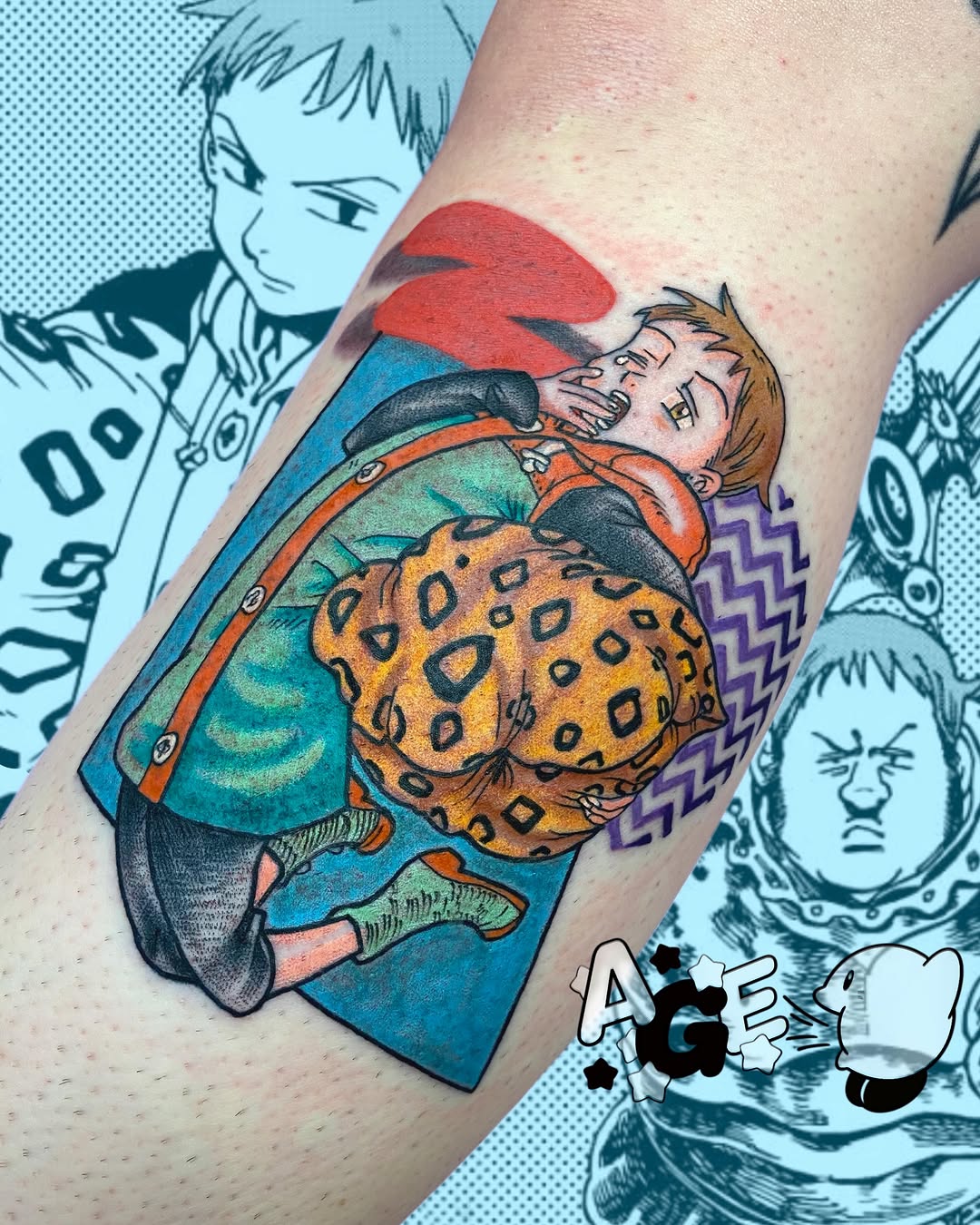 Tattoo by @agedragotattoo — anime