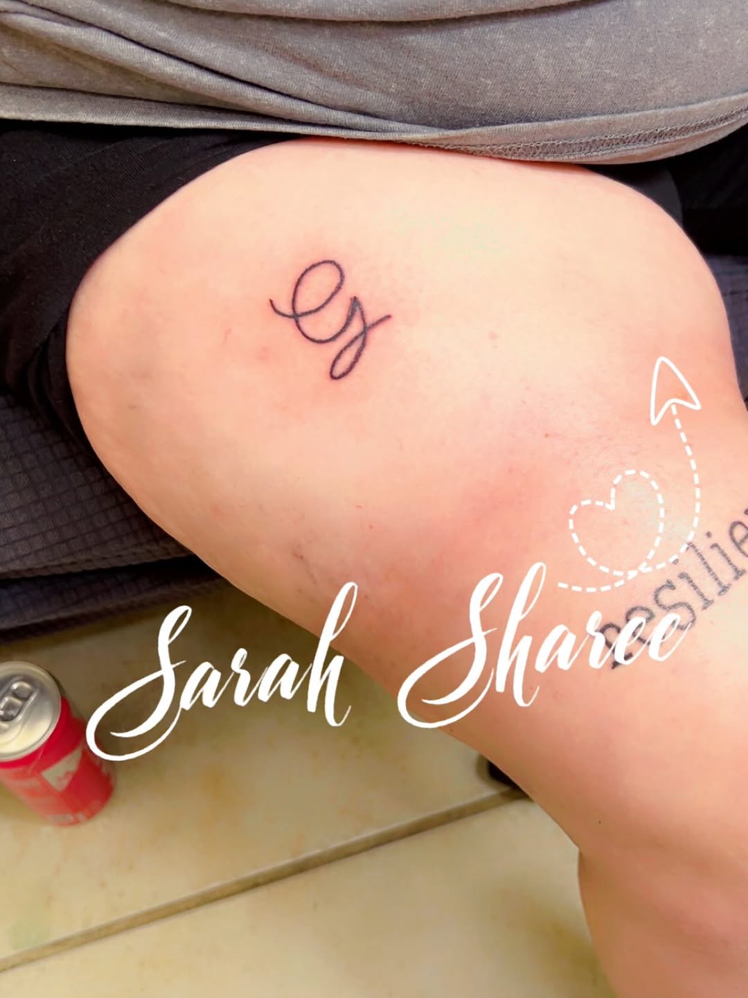 Tattoo by @sarahsshop822 — lettering_script, fine_line
