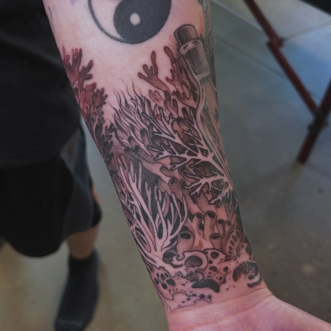 Tattoo by @themildginger — black_and_grey