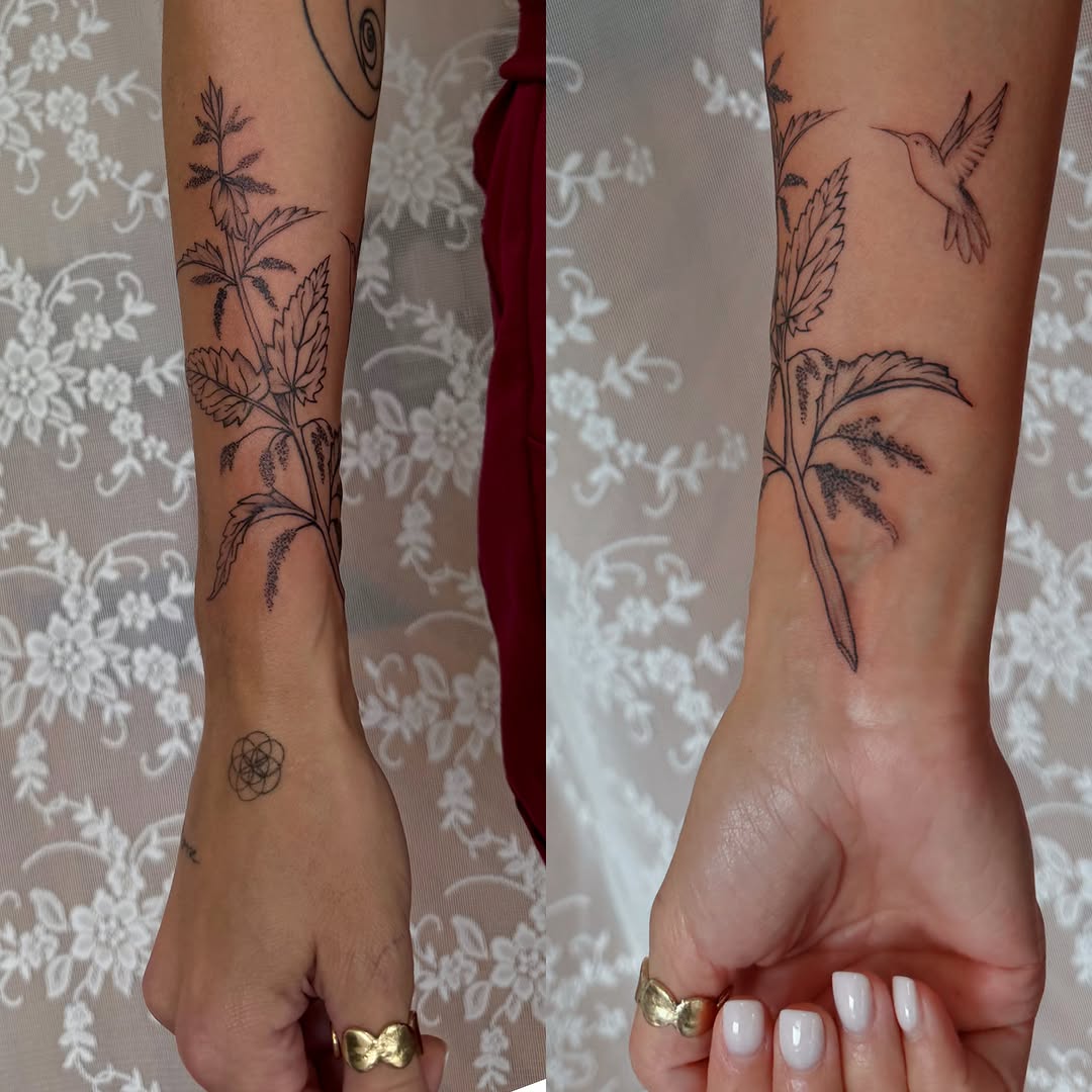 Tattoo by @art_with_lin β fine_line, illustrative