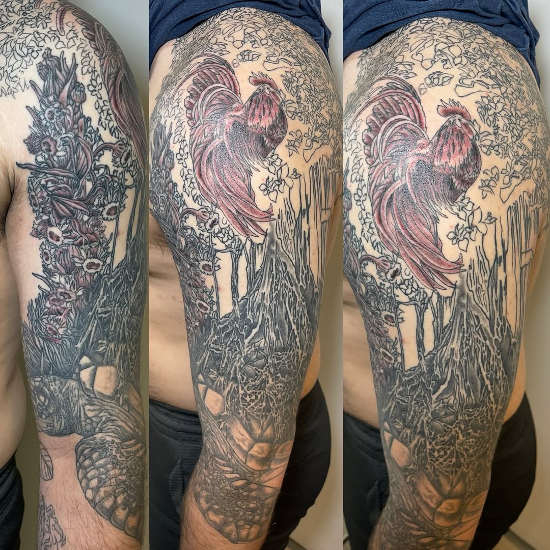 Tattoo by @ashleyantolin β black_and_grey