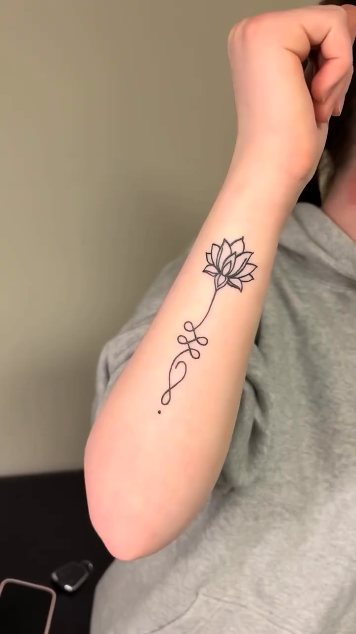 Tattoo by @ashleystattoostudio — lettering_script, fine_line