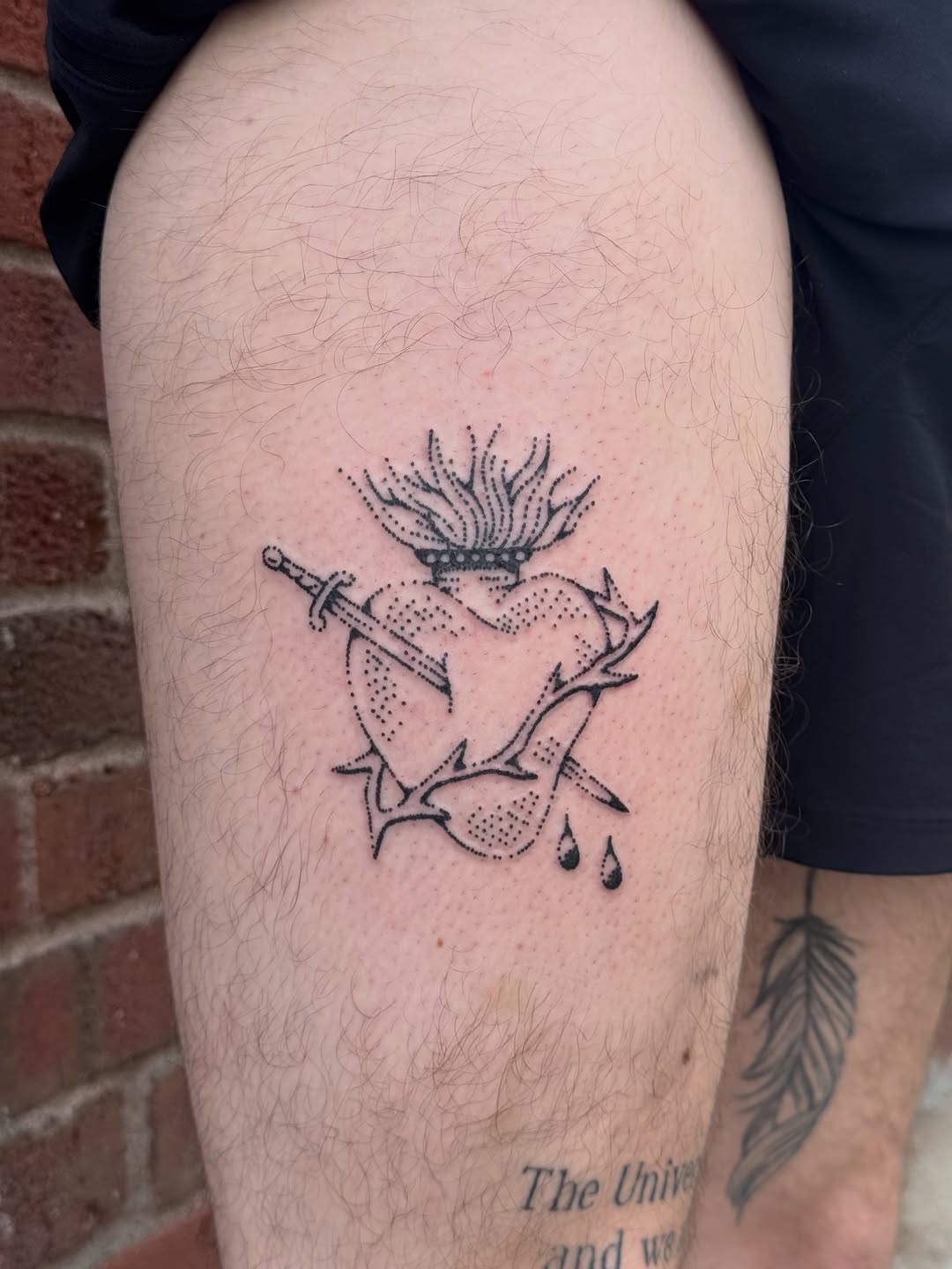 Tattoo by @zap.mommy — dotwork, black_and_grey