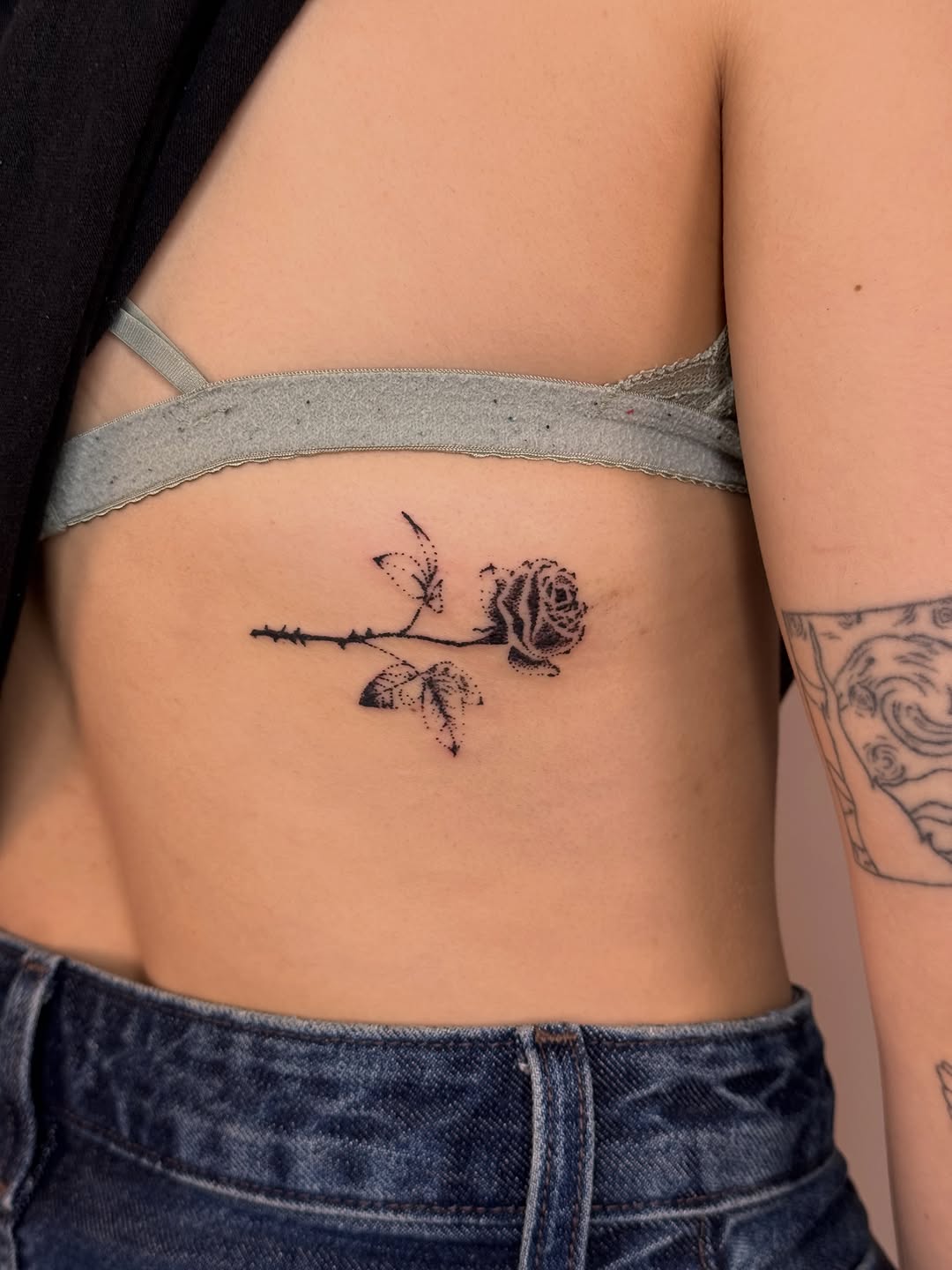 Tattoo by @zap.mommy — fine_line, dotwork