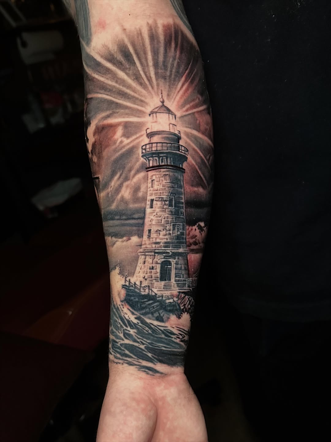 Tattoo by @crisp_ink โ realism, black_and_grey