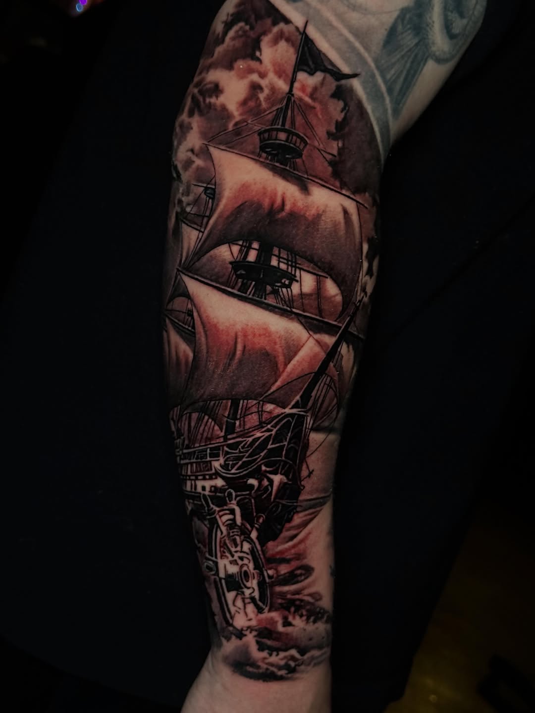 Tattoo by @crisp_ink โ realism, black_and_grey