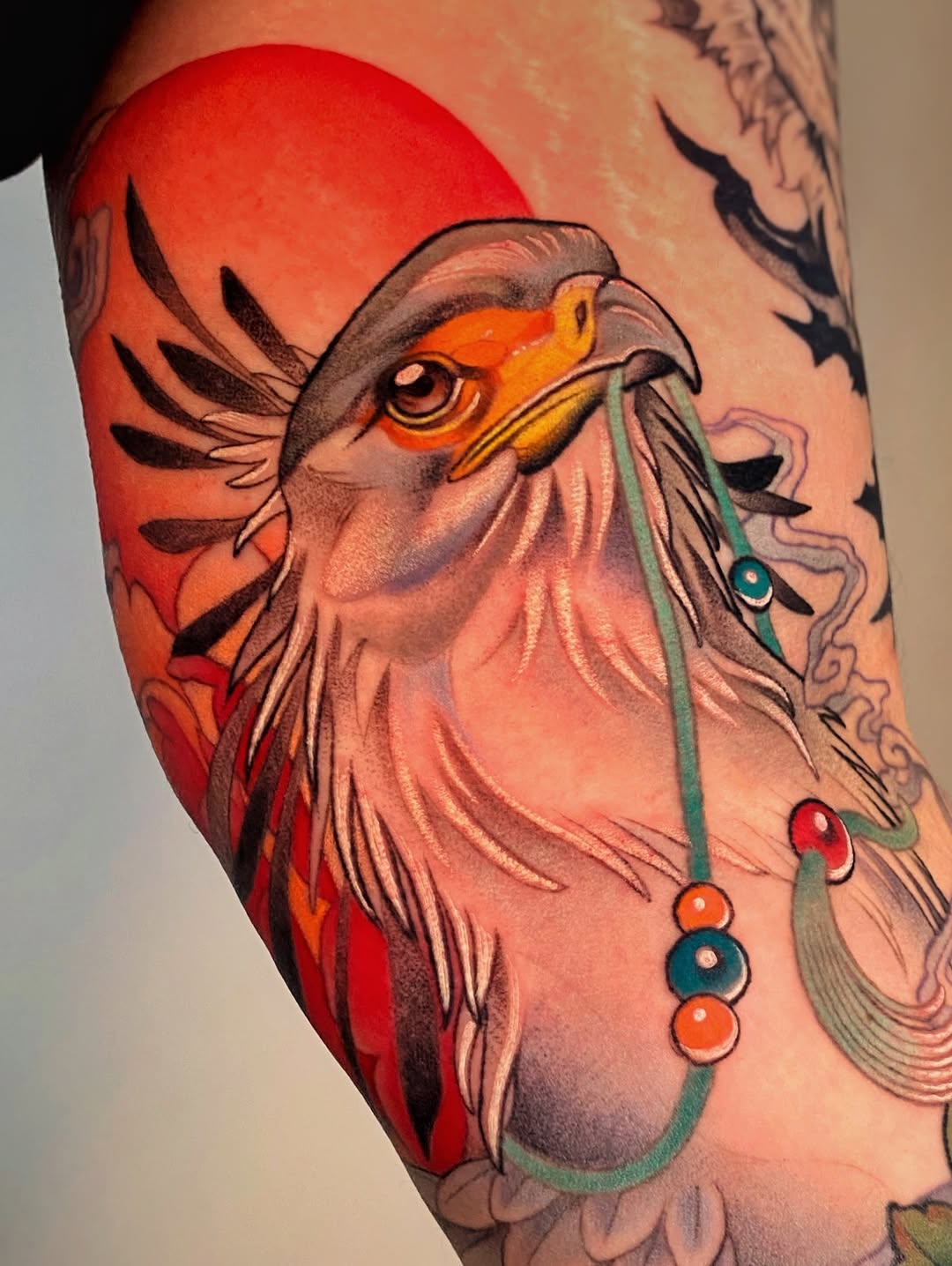 Tattoo by @august_tattooer โ realism, japanese_irezumi