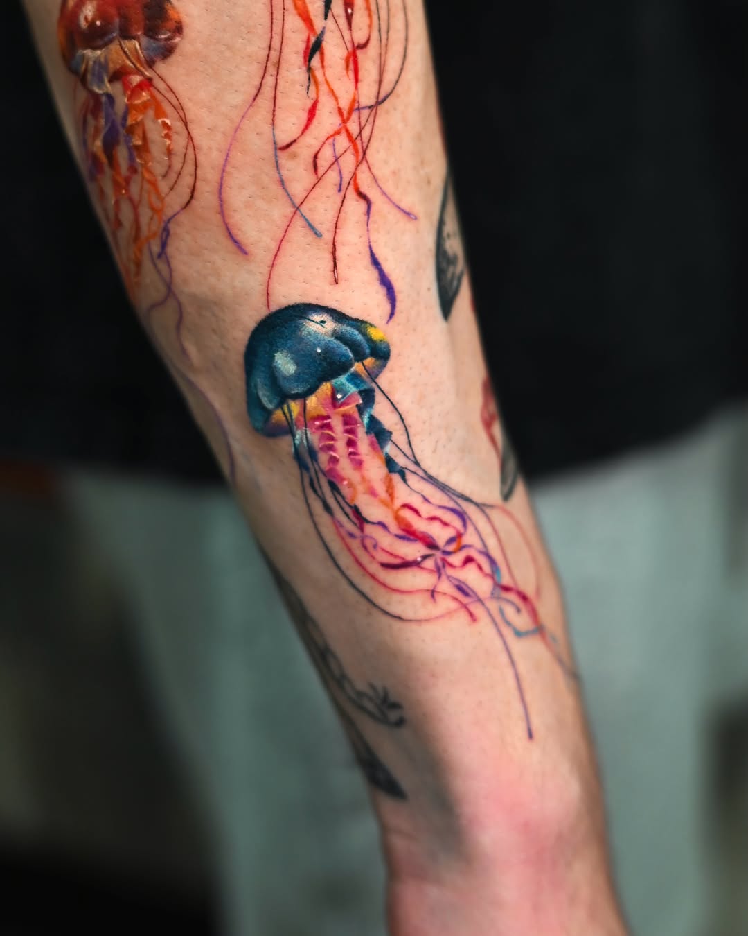 Tattoo by @sentimental_laundry — watercolor, realism