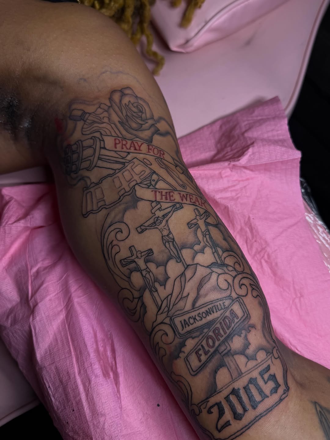 Tattoo by @tattedbylayy β illustrative, black_and_grey