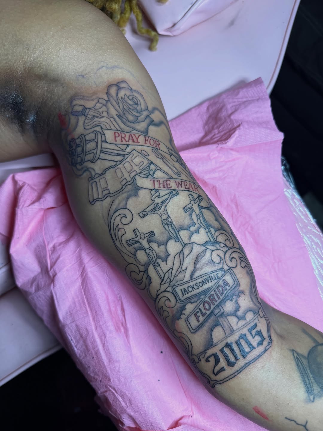 Tattoo by @tattedbylayy β illustrative, black_and_grey
