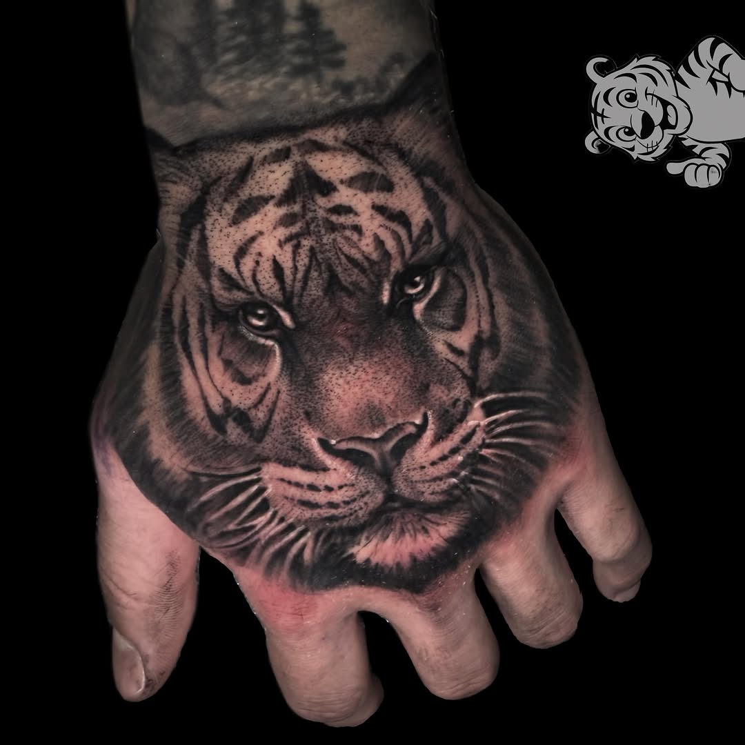 Tattoo by @pokotattoo โ realism, black_and_grey