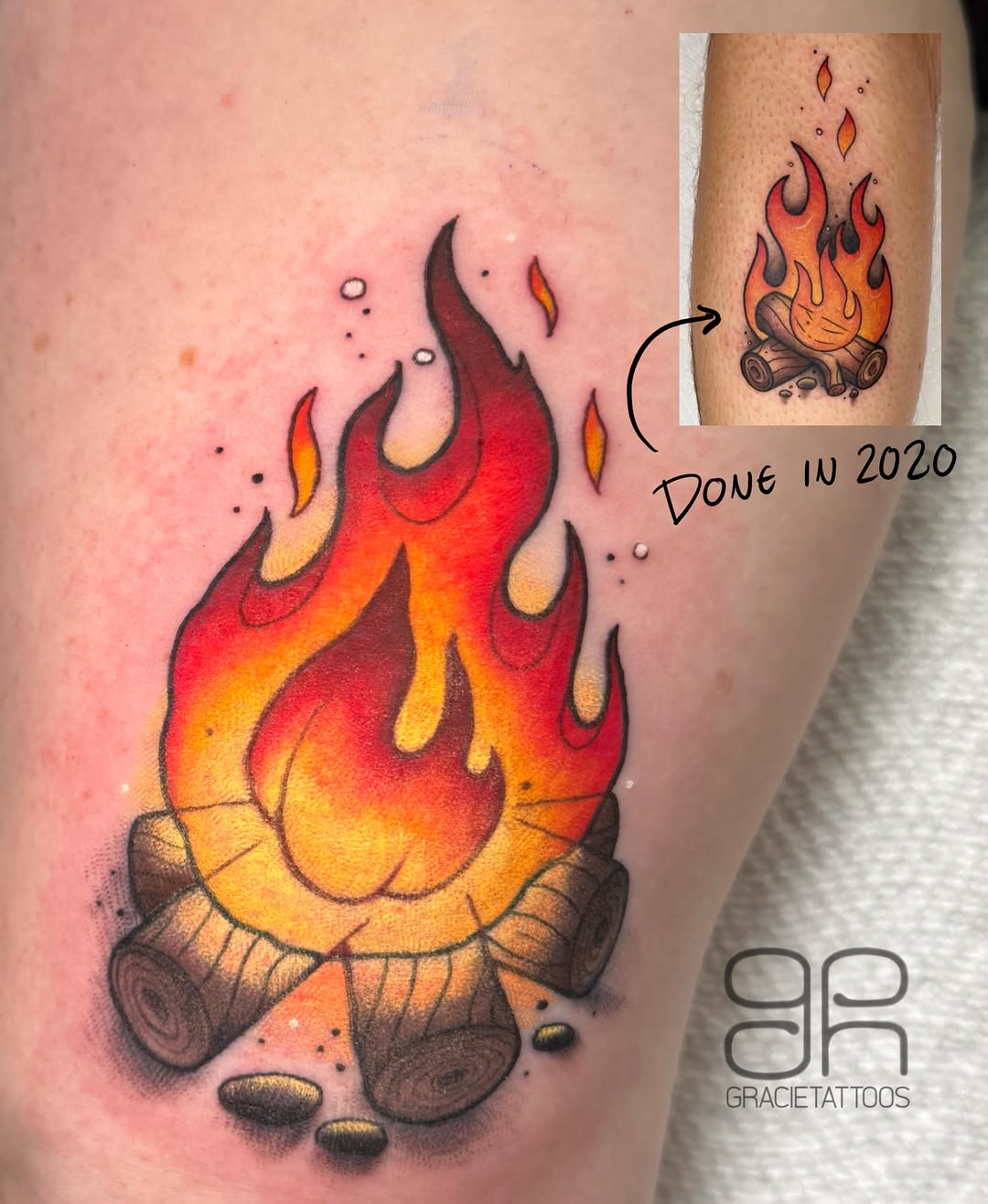 Tattoo by @gracietattoos — american_traditional