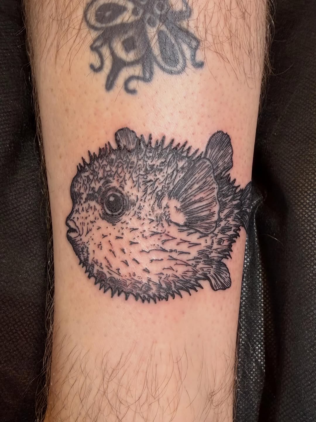 Tattoo by @ummmmm__no โ black_and_grey
