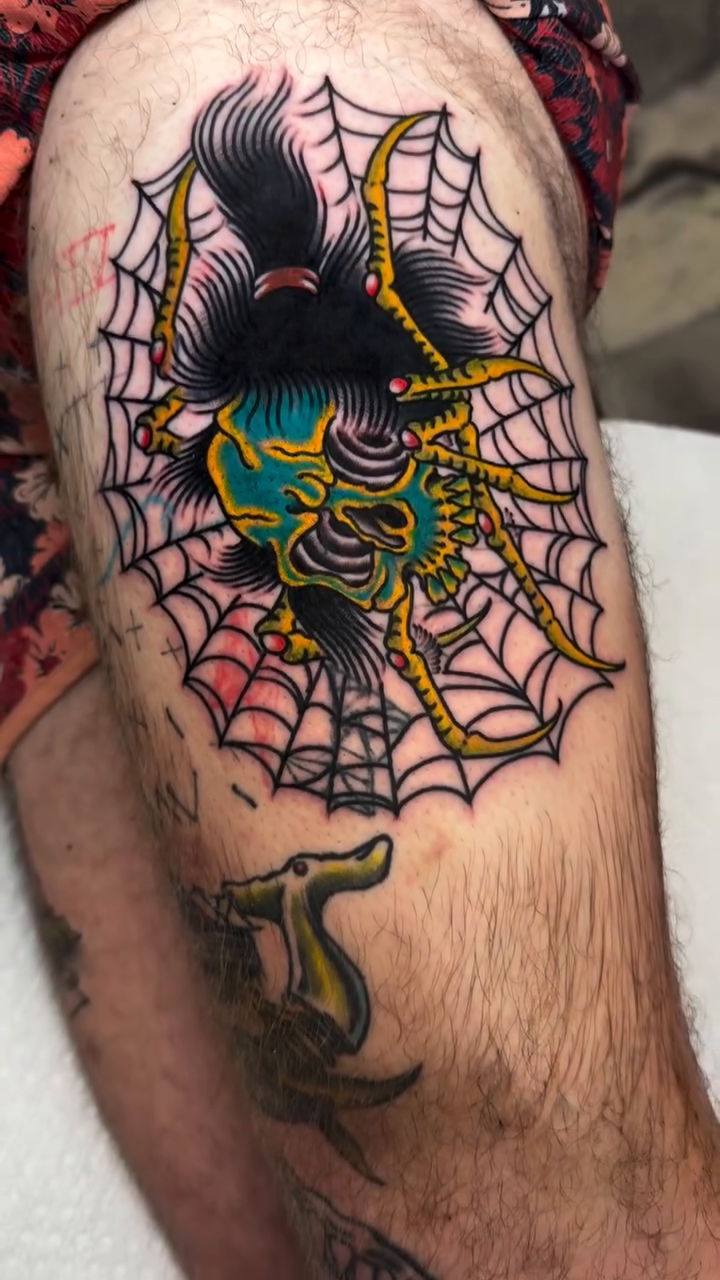 Tattoo by @daveoztattoo — american_traditional, illustrative