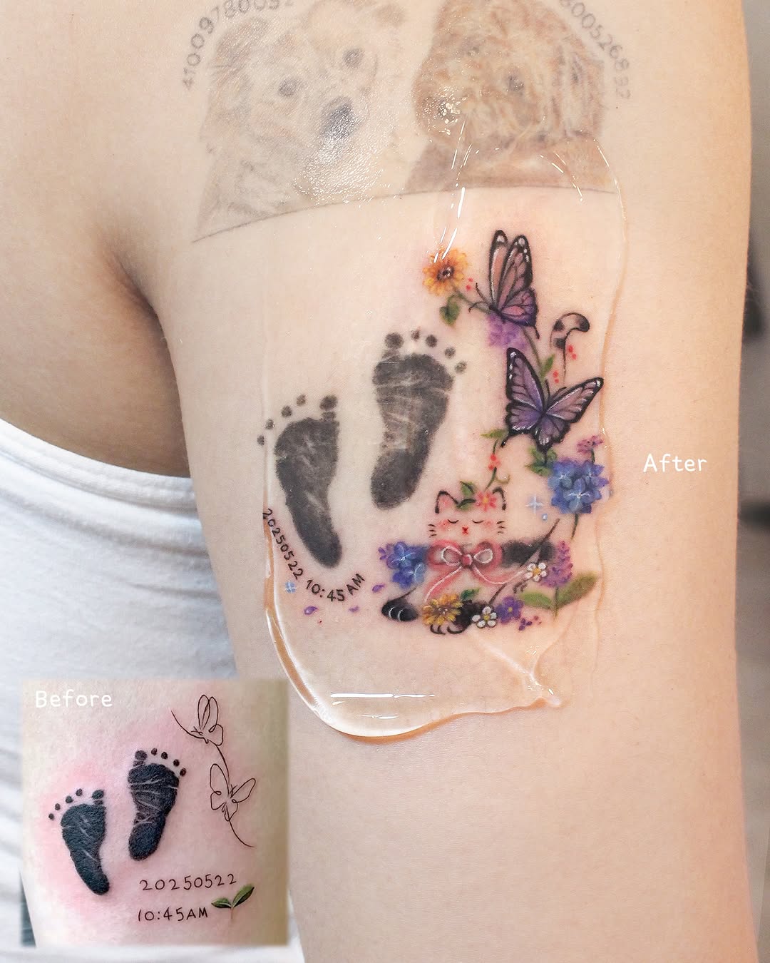 Tattoo by @leesun_tattoo — fine_line, anime