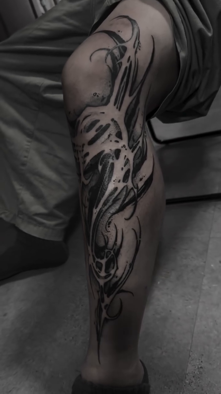 Tattoo by @blacklagoon___ — blackwork, geometric