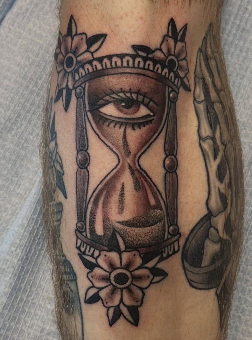Tattoo by @dorroughtattooer — american_traditional, black_and_grey