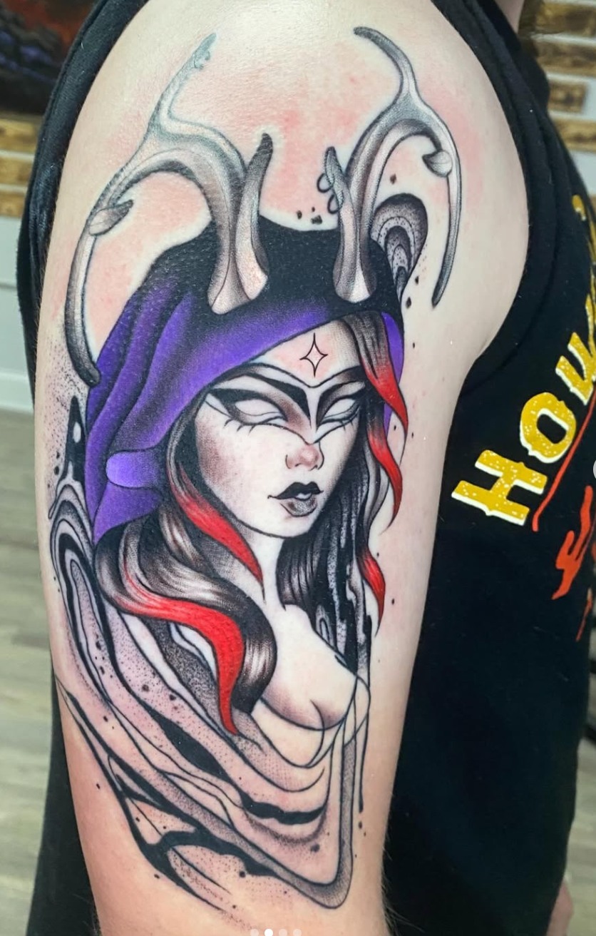 Tattoo by @tree.lmnop.tattoo — neo_traditional, black_and_grey