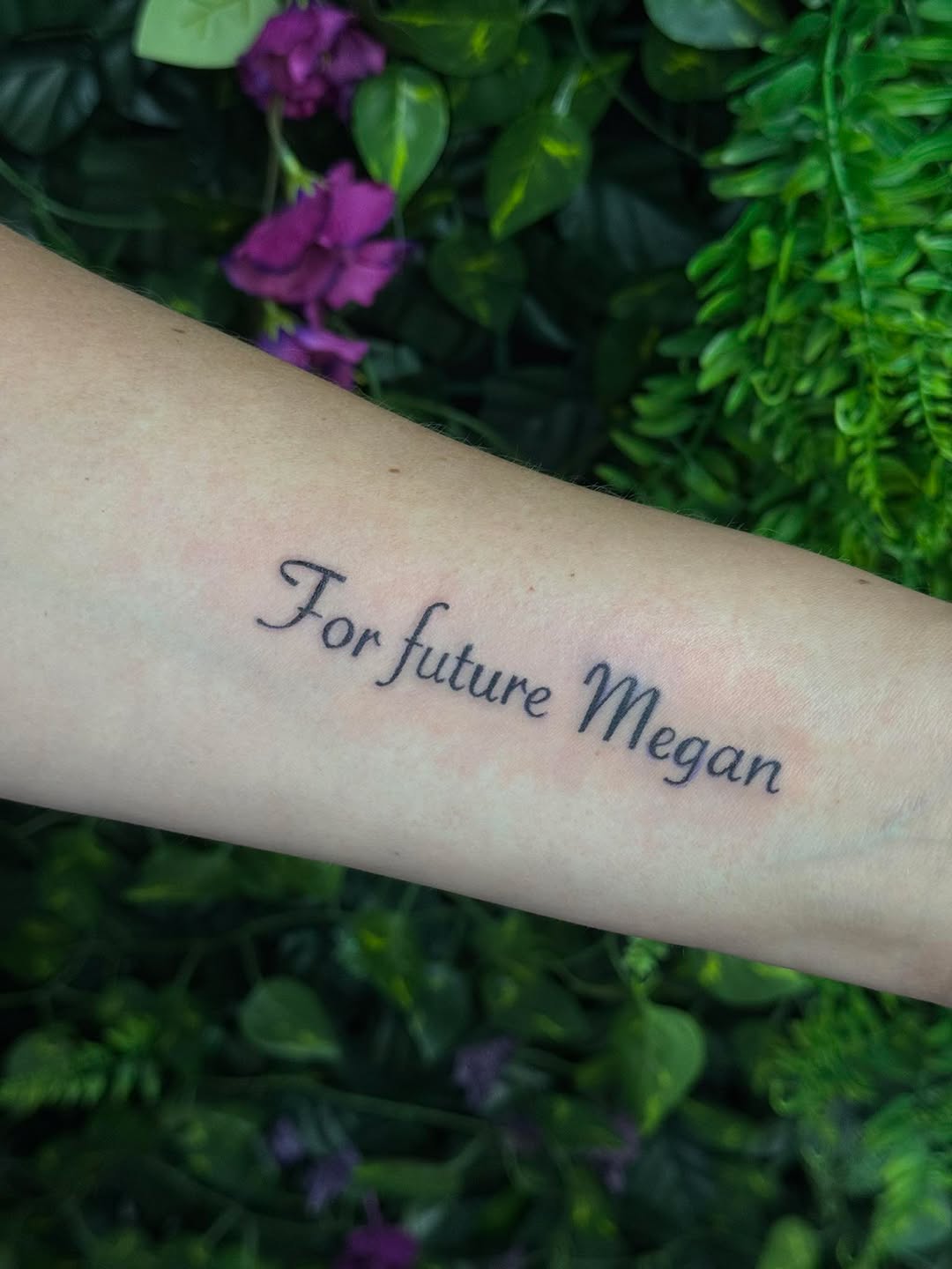 Tattoo by @brina_babe_tattoo — lettering_script, fine_line