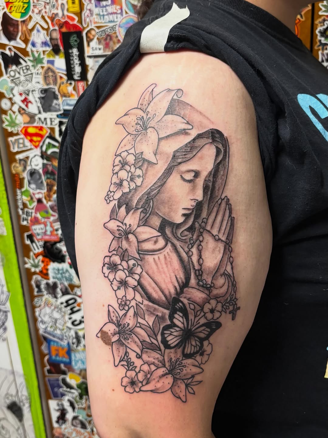 Tattoo by @jeffzuptich — black_and_grey, illustrative
