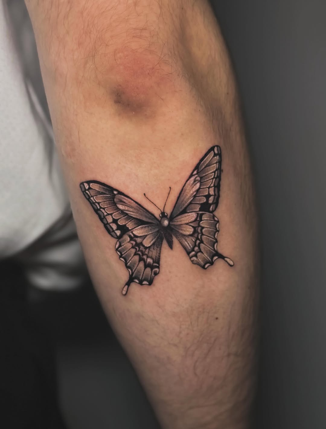 Tattoo by @owens_tattoos — realism, black_and_grey