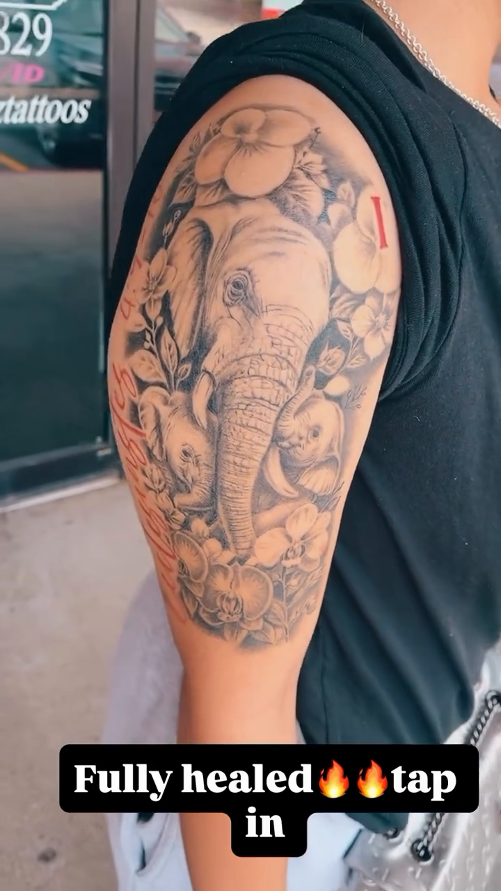 Tattoo by @mk.tattin — realism, black_and_grey