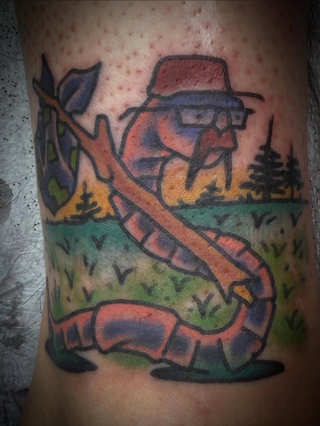 Tattoo by @glessnertattoo — new_school
