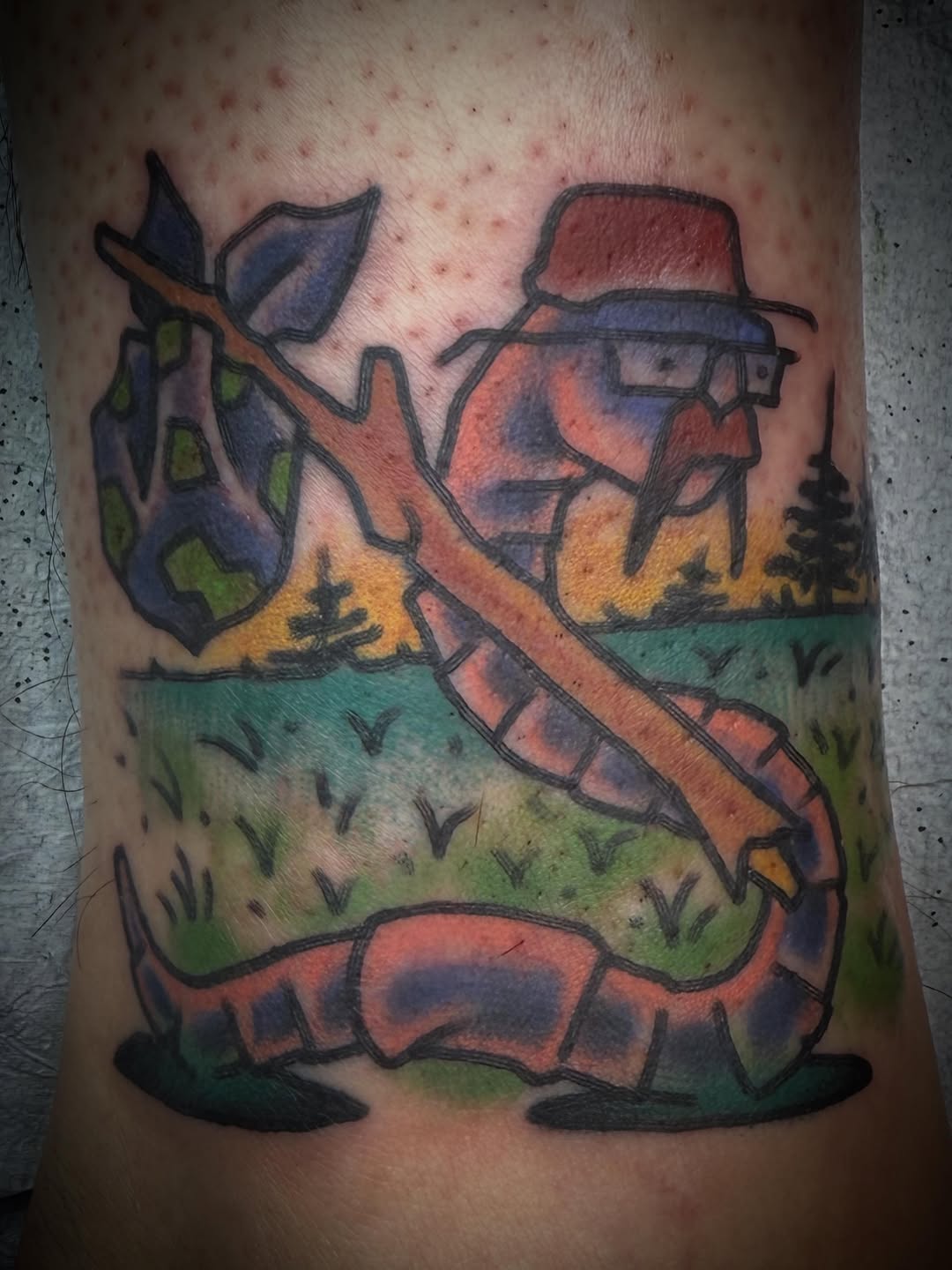 Tattoo by @glessnertattoo — new_school