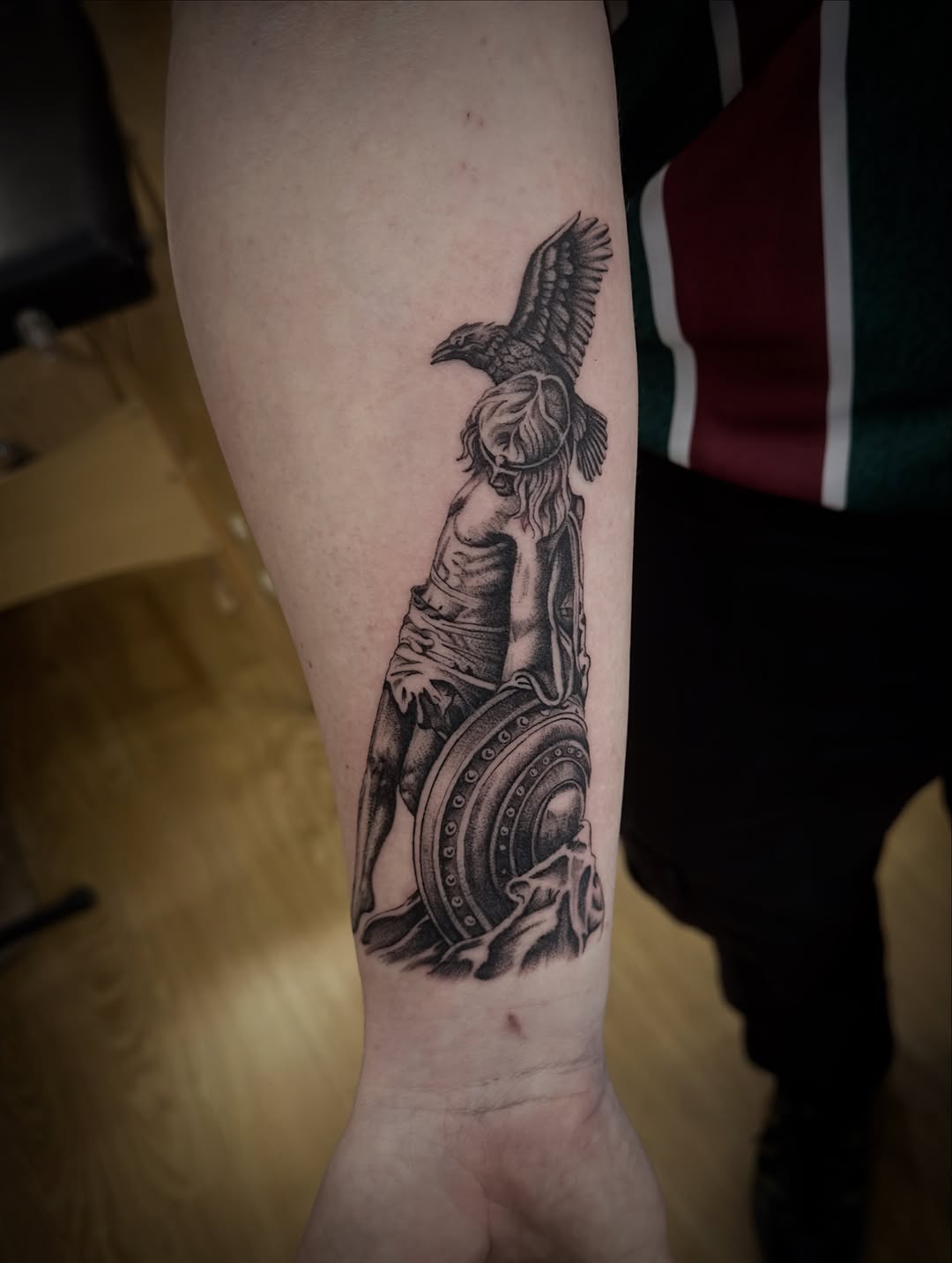 Tattoo by @irishmatt_tattoo — realism, black_and_grey