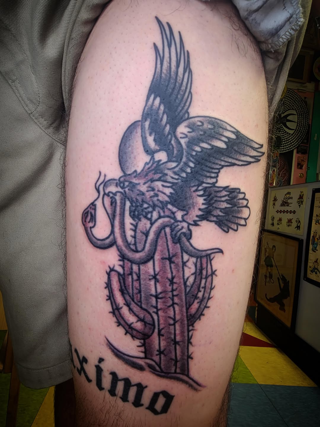Tattoo by @joeandbadger — american_traditional, black_and_grey
