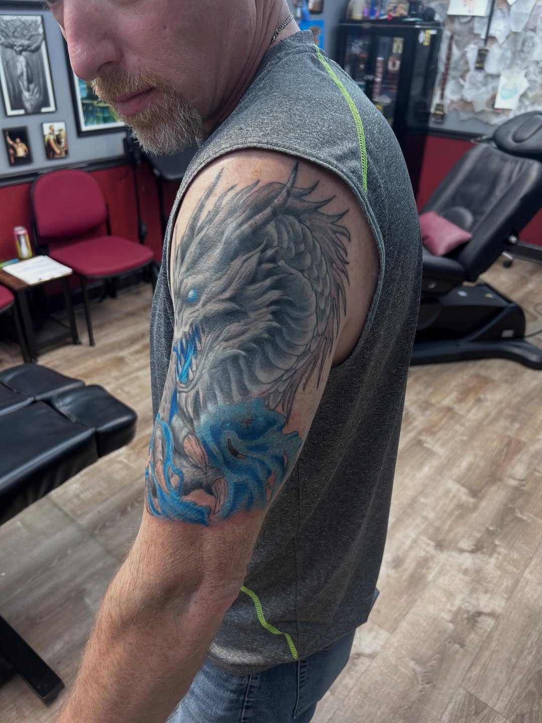 Tattoo by @ricardomotatattoo — black_and_grey