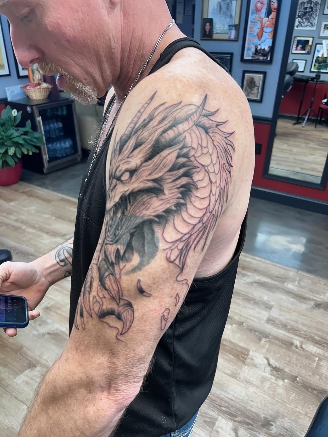 Tattoo by @ricardomotatattoo — black_and_grey