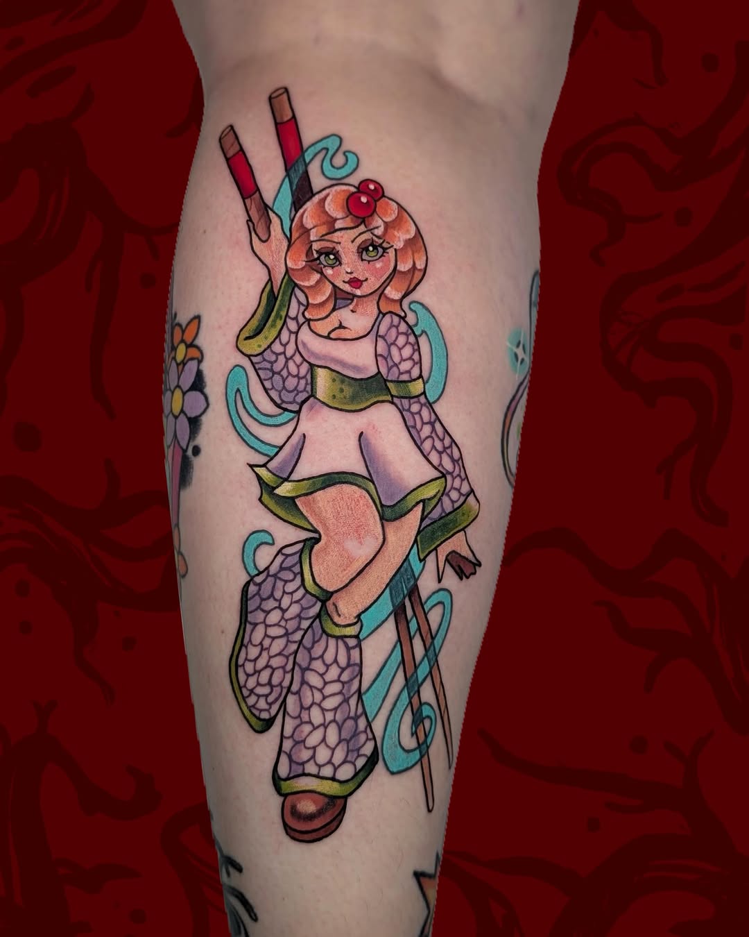 Tattoo by @folkfigment — new_school