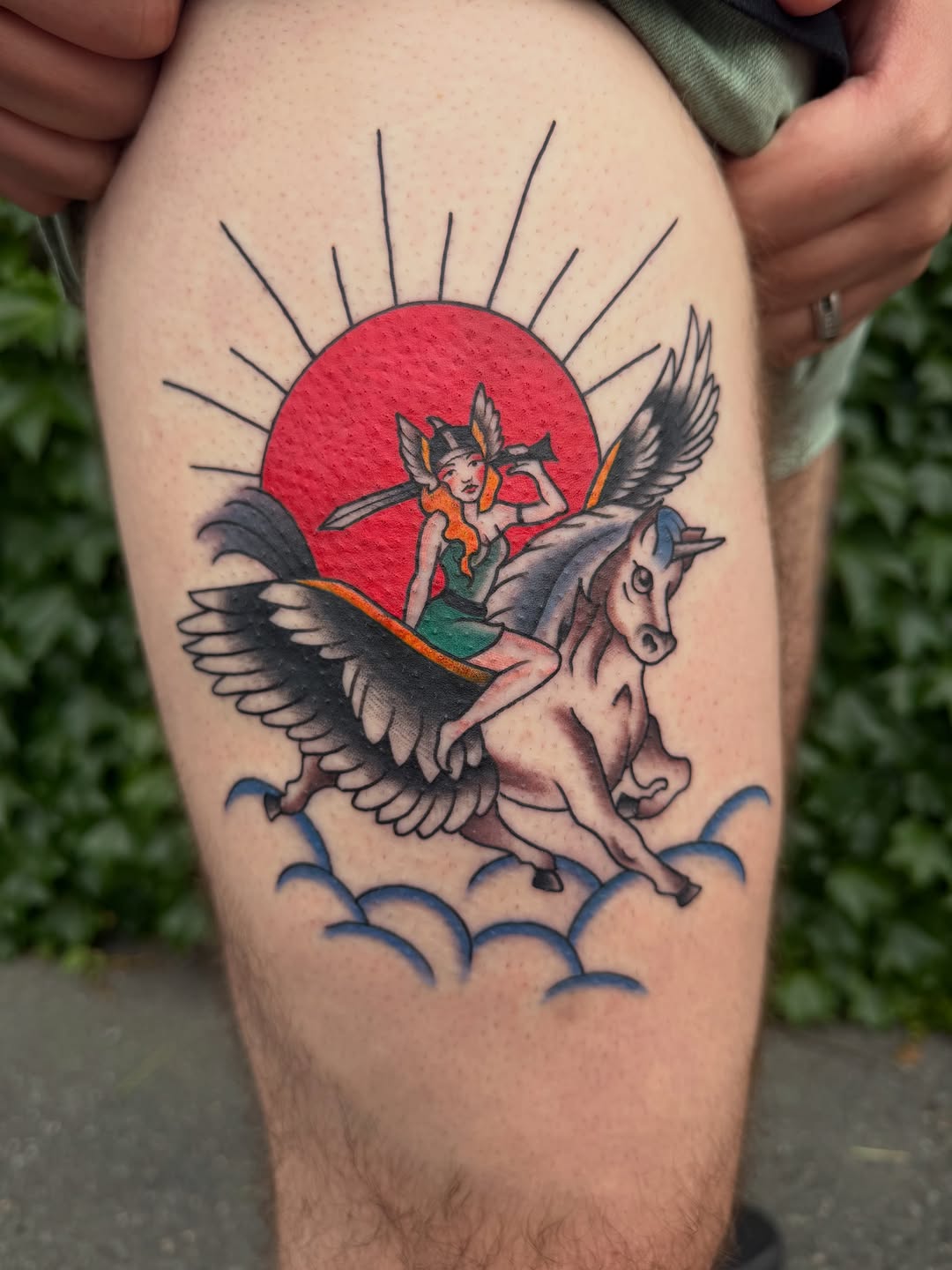 Tattoo by @_gwen.ink — american_traditional, illustrative