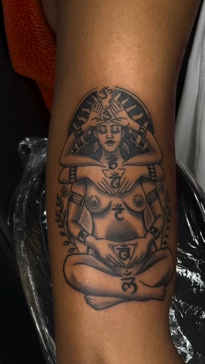 Tattoo by @leftmy_mark — black_and_grey