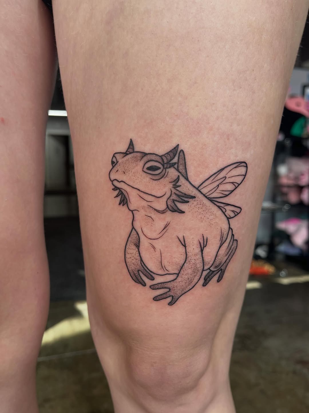 Tattoo by @tatsbybun_ β dotwork