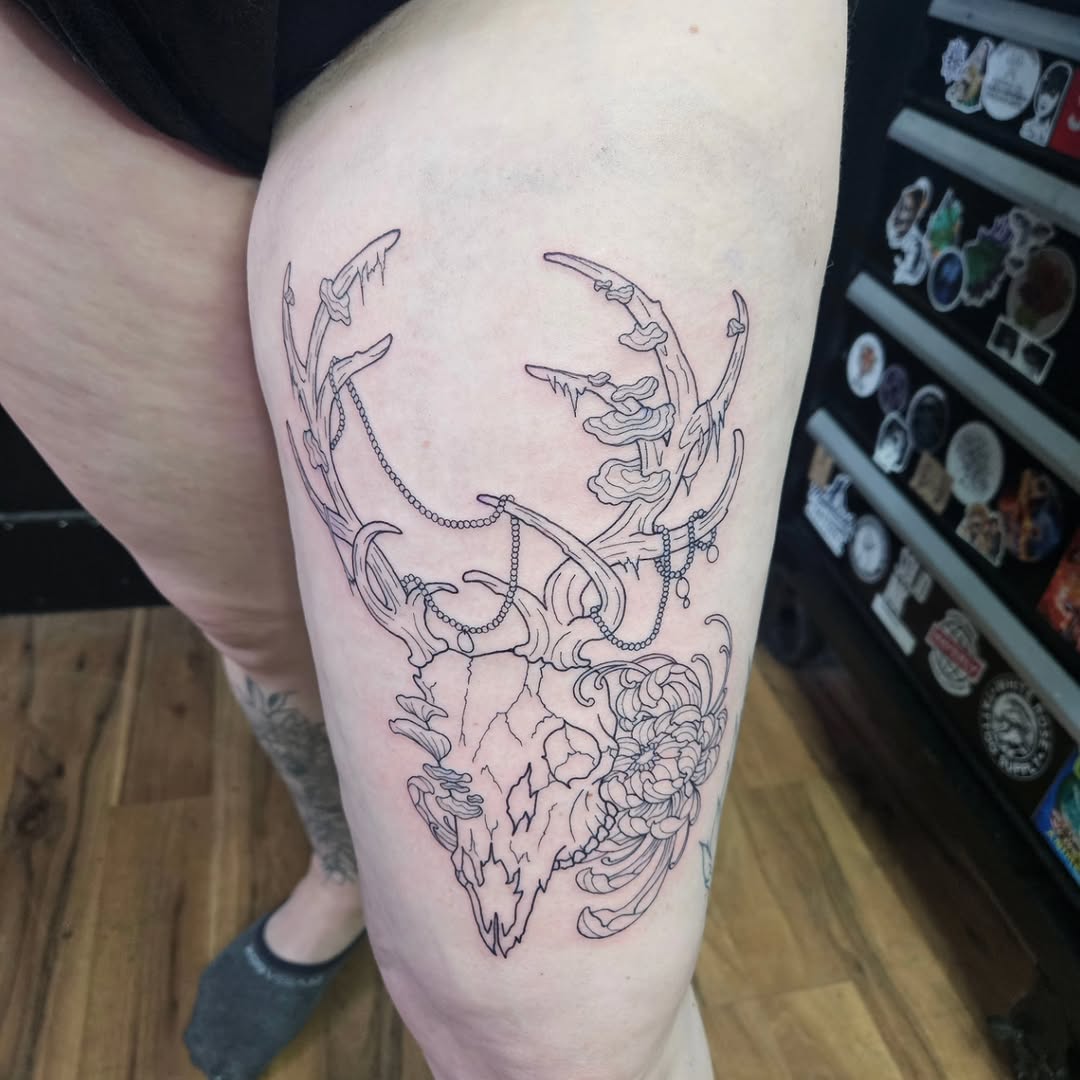 Tattoo by @hbld_danny — black_and_grey