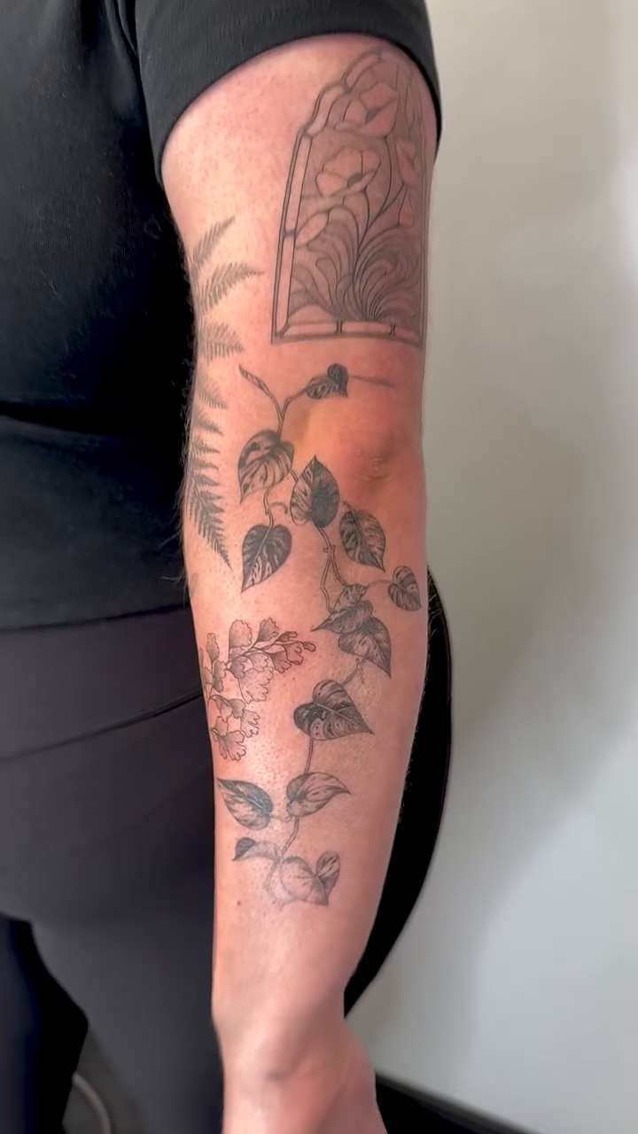 Tattoo by @whiskietattoos โ illustrative, black_and_grey