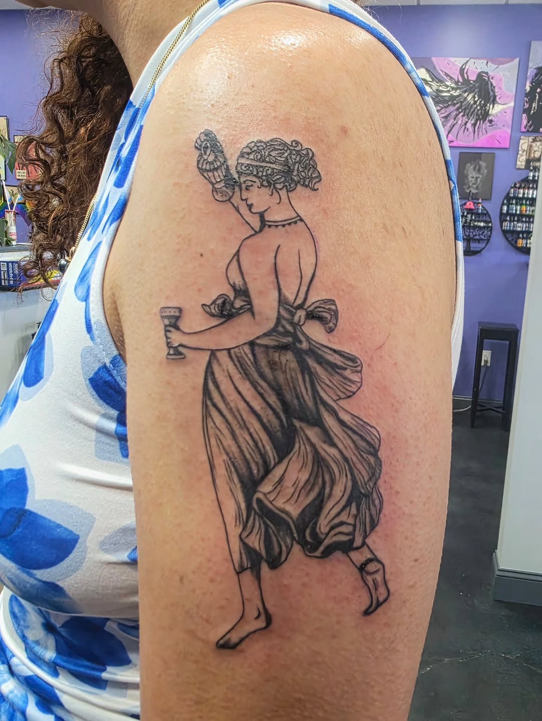Tattoo by @essence.inkk — illustrative, black_and_grey