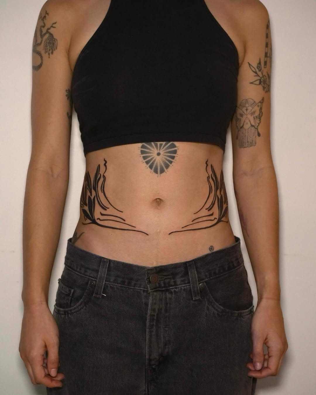 Tattoo by @chr.stophermart.nez — illustrative, geometric