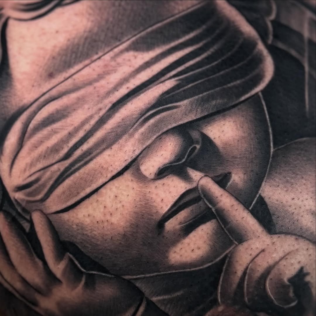 Tattoo by @angel_damiangg β black_and_grey, realism