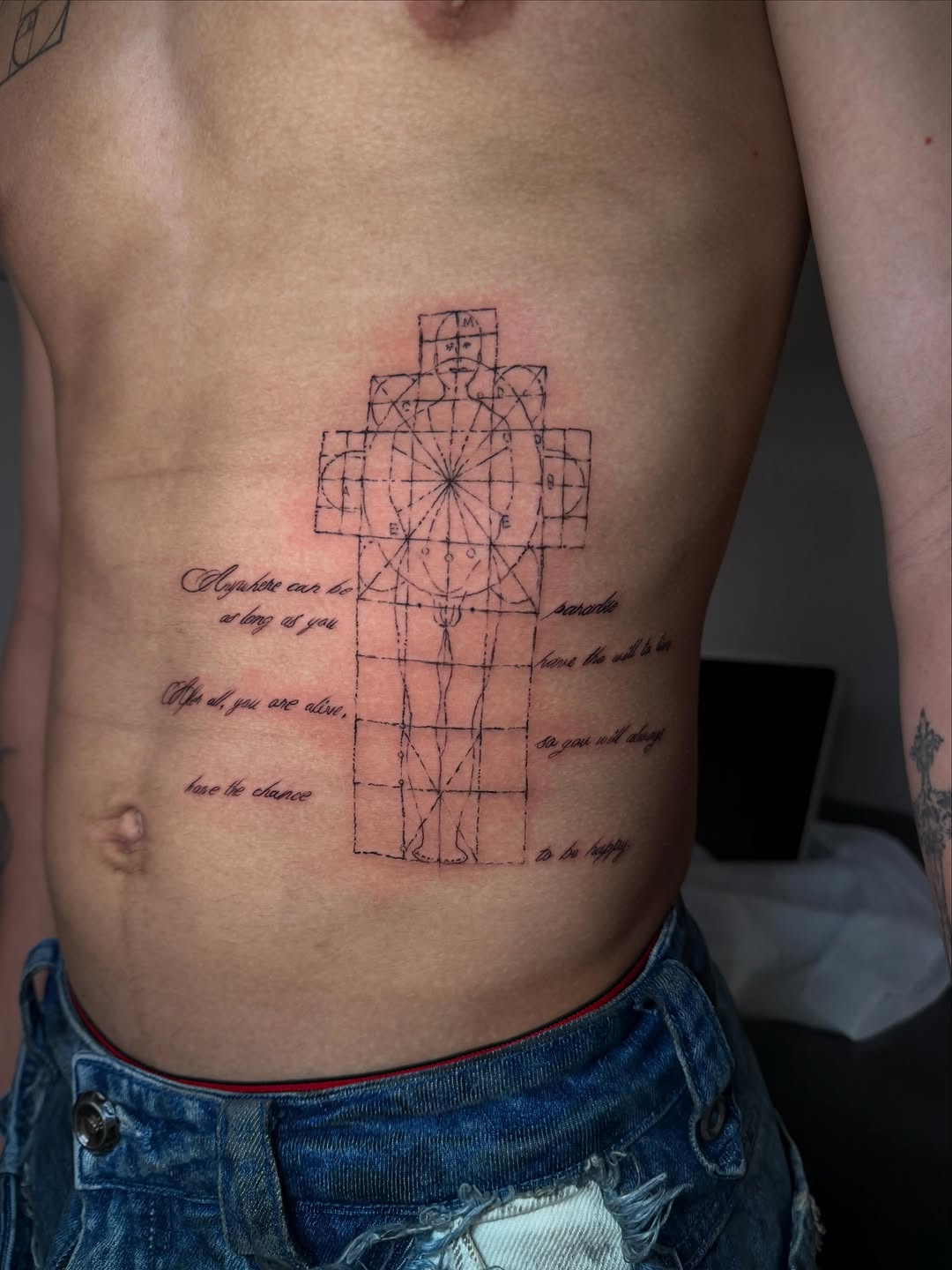 Tattoo by @digitalcarty — lettering_script