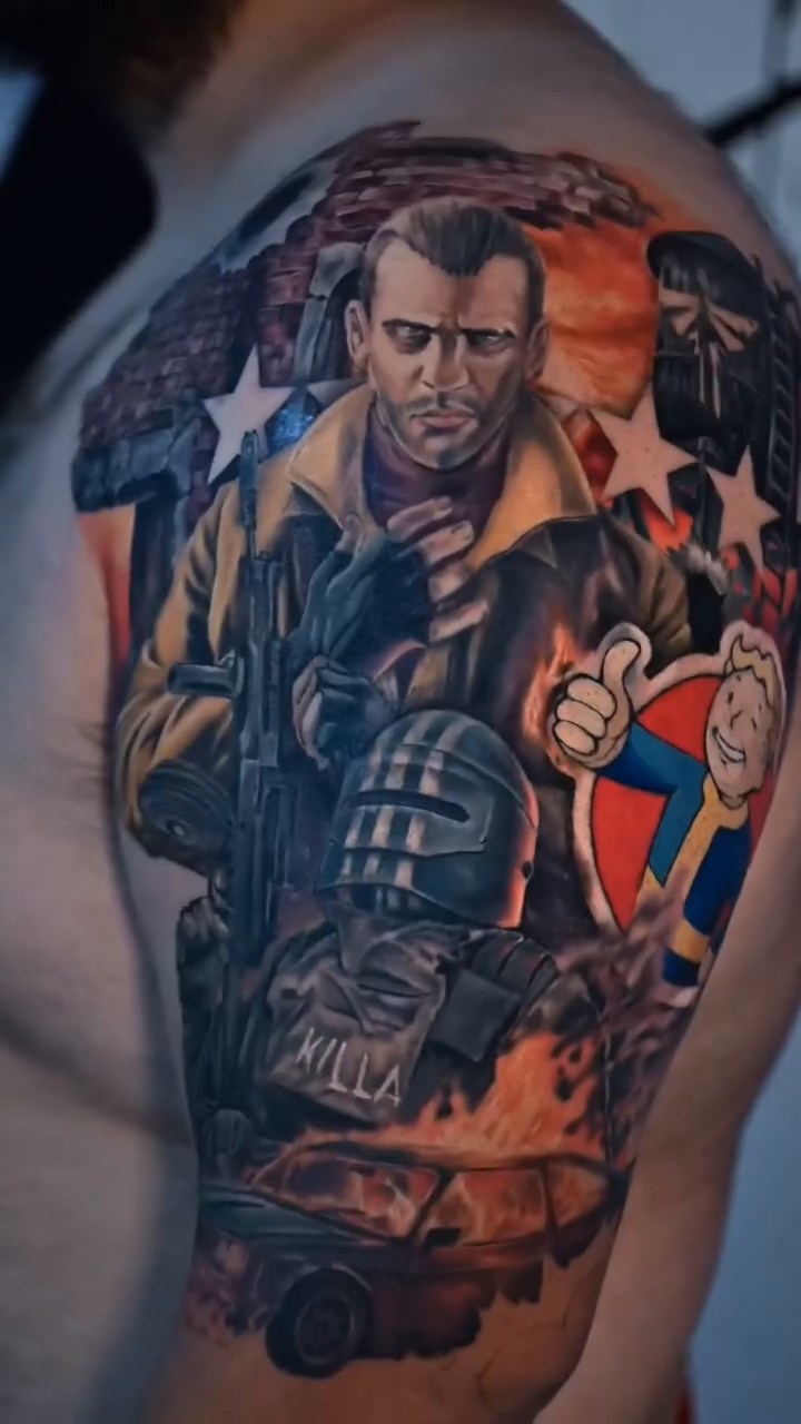 Tattoo by @banxamilli — realism, dark_realism