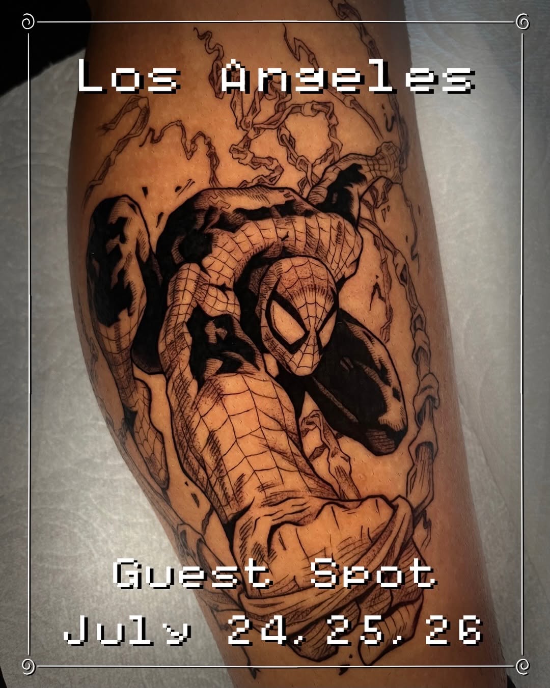 Tattoo by @oditattoos — illustrative, comic