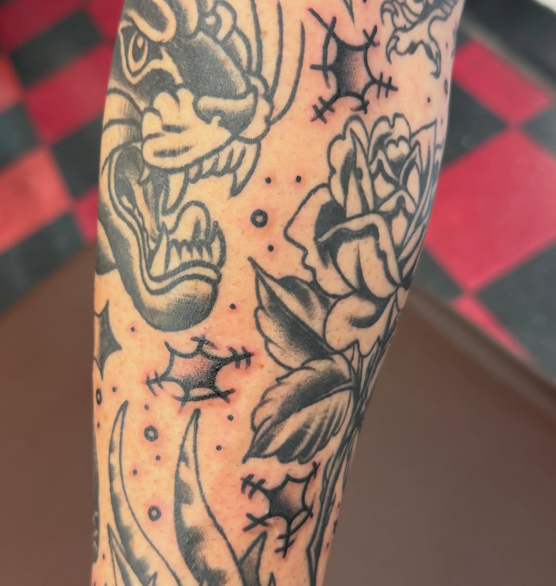 Tattoo by @discomark_ β american_traditional, black_and_grey