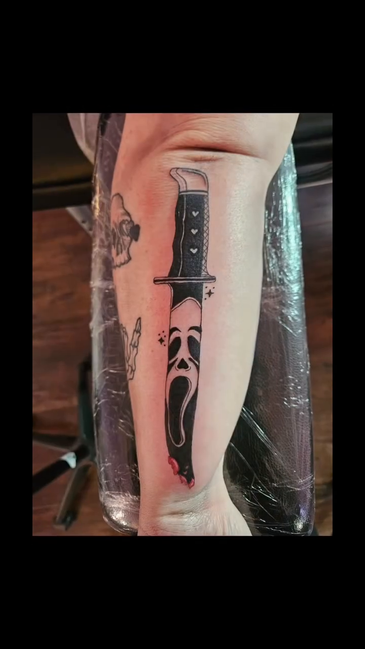 Tattoo by @azd_mischiefmodifies — illustrative, black_and_grey