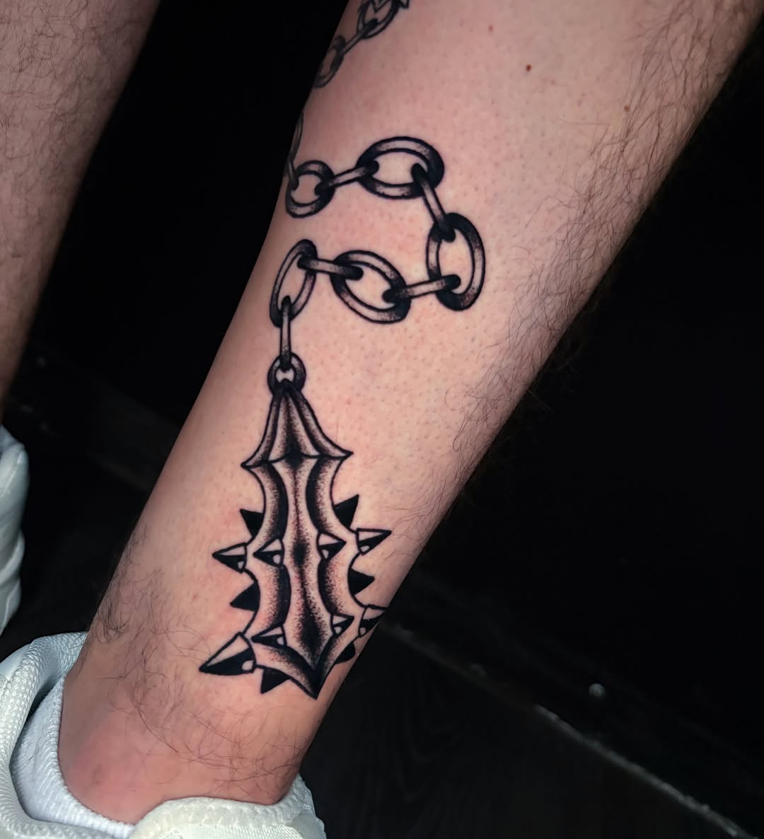 Tattoo by @call.me.crybabyy — american_traditional, black_and_grey